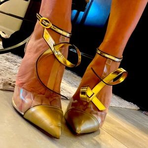 Christian Louboutin PVC initial heels